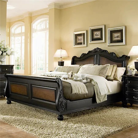 Sleigh Bed 5/0